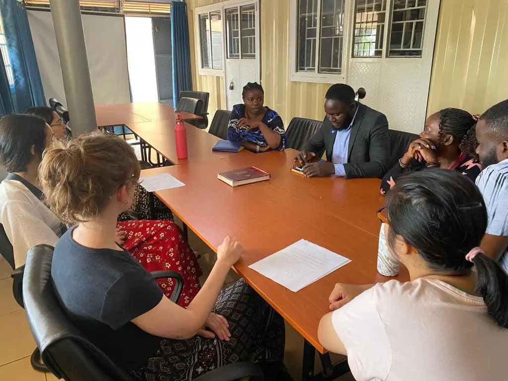 Young people collaborating in a workshop